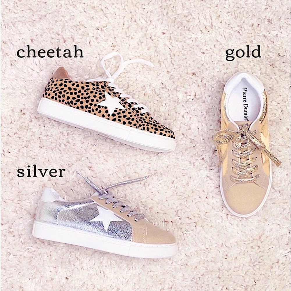 🆕🤎PIERRE DUMAS: CHEETAH Sneakers SIZE 8